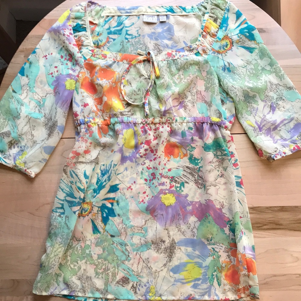 Free with bundle⚡️Blouse with watercolor print